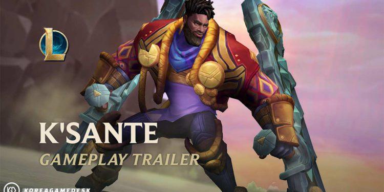 League of Legends New Champion, K’Sante Teaser Gameplay Release Date